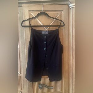 Anthropologie (Sunday in Brooklyn) Black Button-Down Top